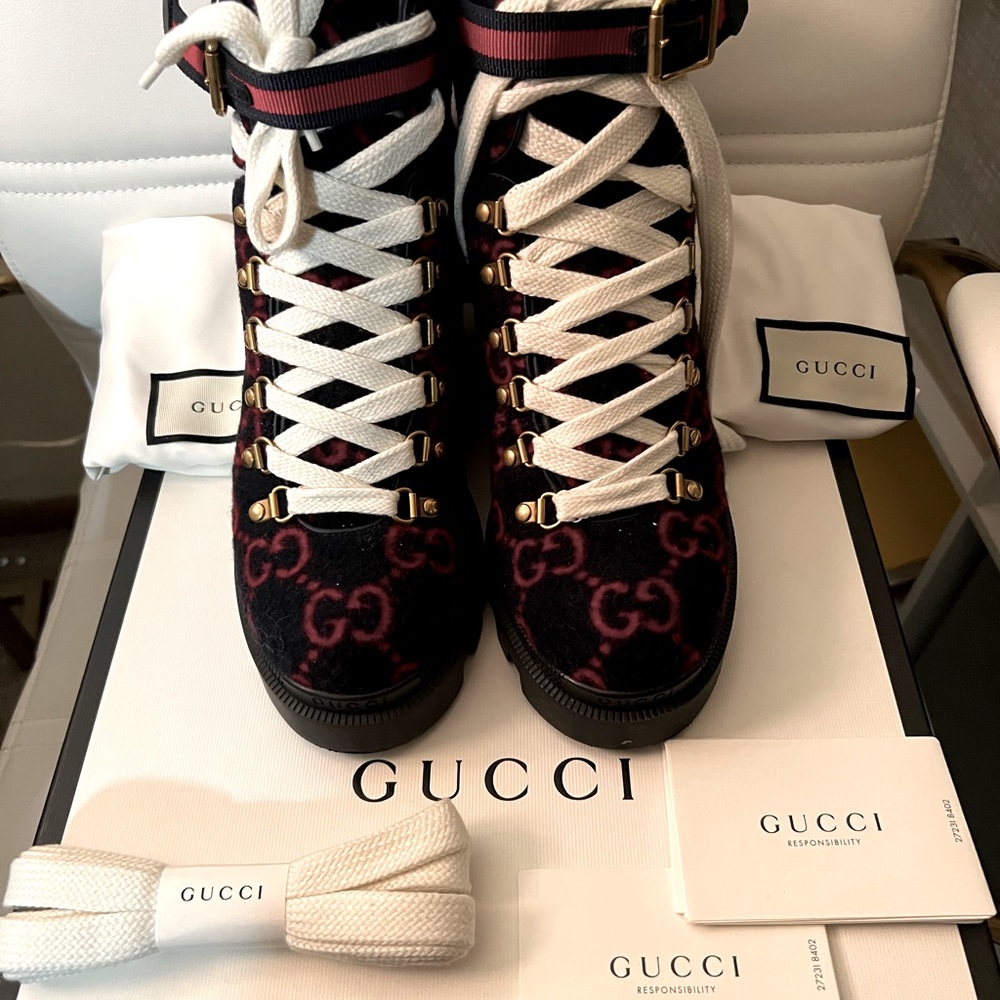 GUCCI Combat Boots